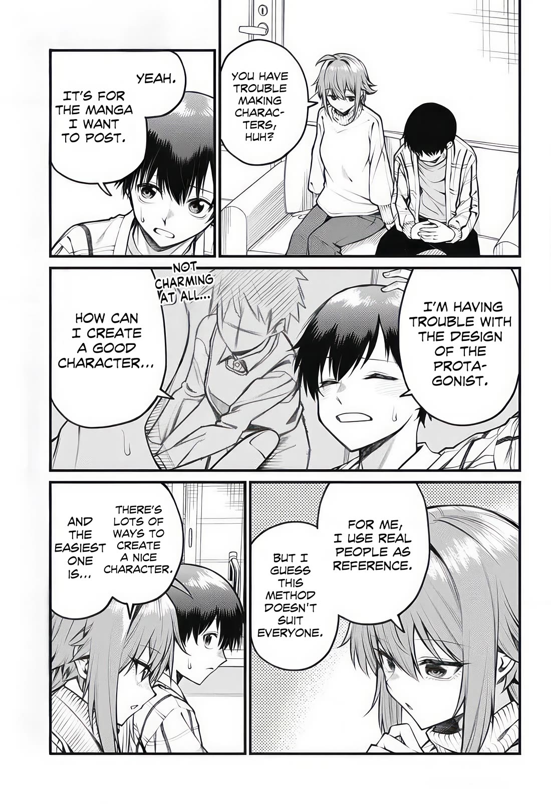 Akanabe-sensei Doesn't Know about Embarrassment Chapter 10 page 5 - Chapter 10: Sensei and Creating Characters