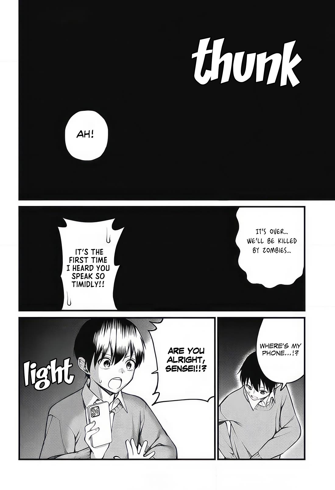 Akanabe-sensei Doesn't Know about Embarrassment Chapter 12 page 8 - Chapter 12: Sensei and Horror Story