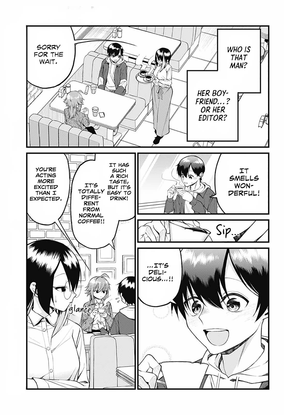 Akanabe-sensei Doesn't Know about Embarrassment Chapter 16 page 10 - Chapter 16: Sensei's Favorite Cafe