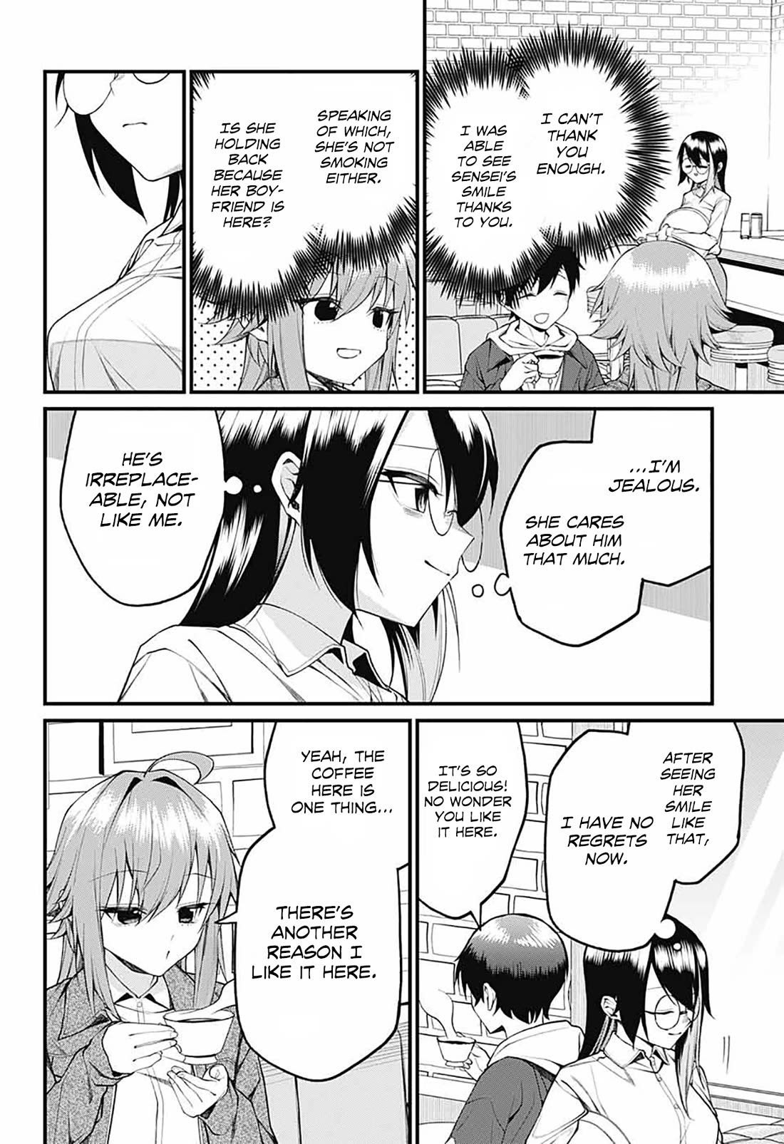 Akanabe-sensei Doesn't Know about Embarrassment Chapter 16 page 13 - Chapter 16: Sensei's Favorite Cafe