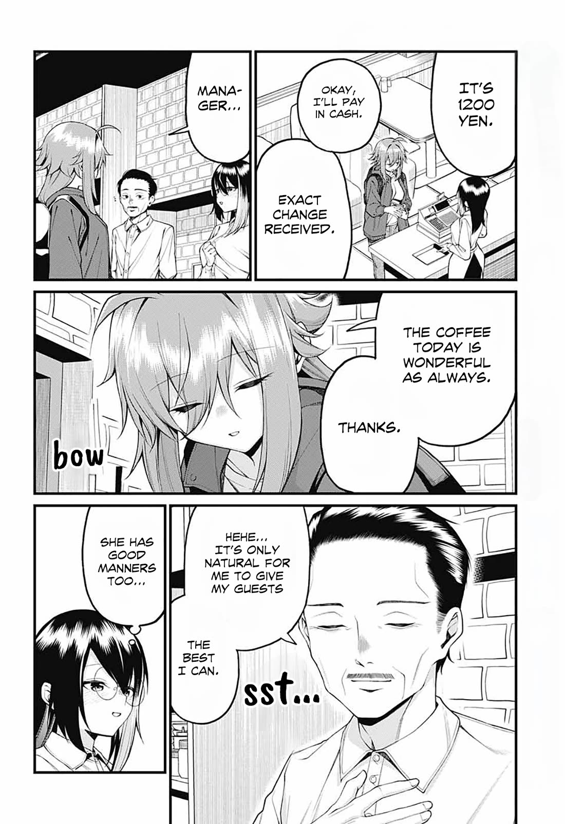 Akanabe-sensei Doesn't Know about Embarrassment Chapter 16 page 5 - Chapter 16: Sensei's Favorite Cafe