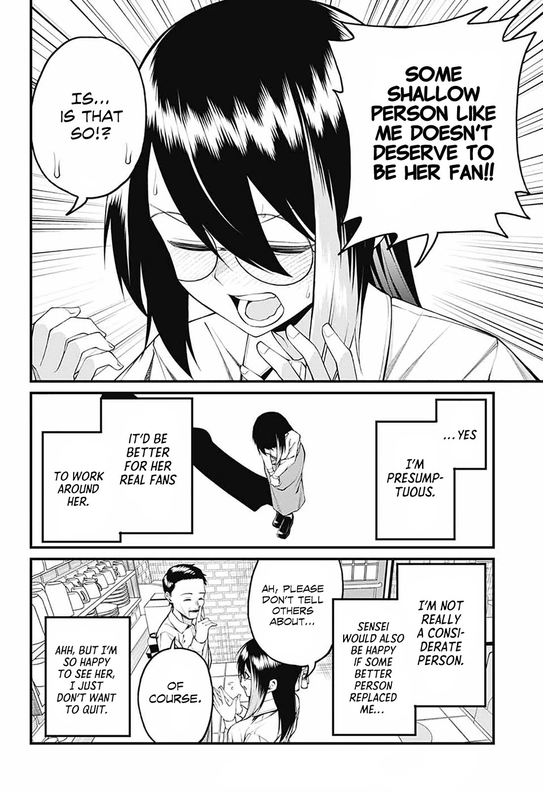 Akanabe-sensei Doesn't Know about Embarrassment Chapter 16 page 7 - Chapter 16: Sensei's Favorite Cafe