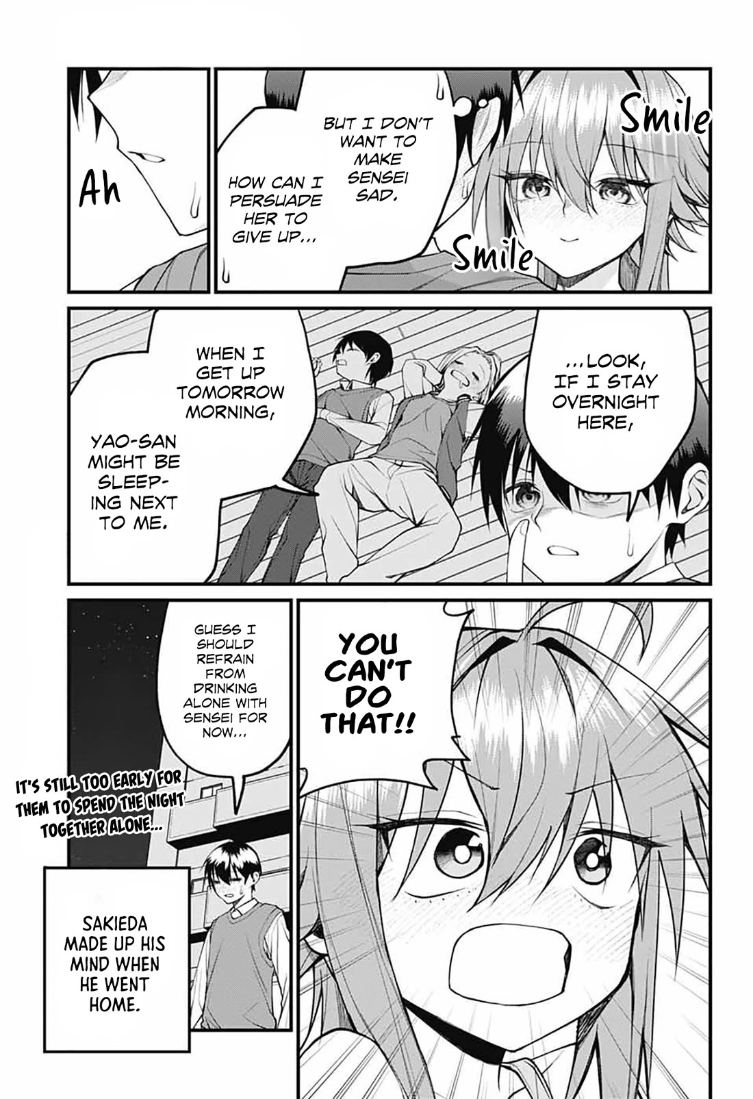 Akanabe-sensei Doesn't Know about Embarrassment Chapter 17 page 13 - Chapter 17: Sensei and Alcohol