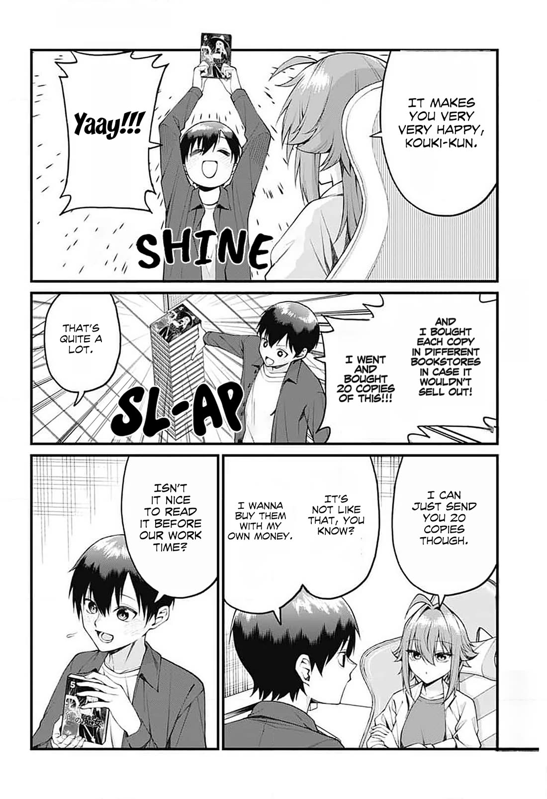 Akanabe-sensei Doesn't Know about Embarrassment Chapter 19 page 2 - Chapter 19: Sensei's New Release