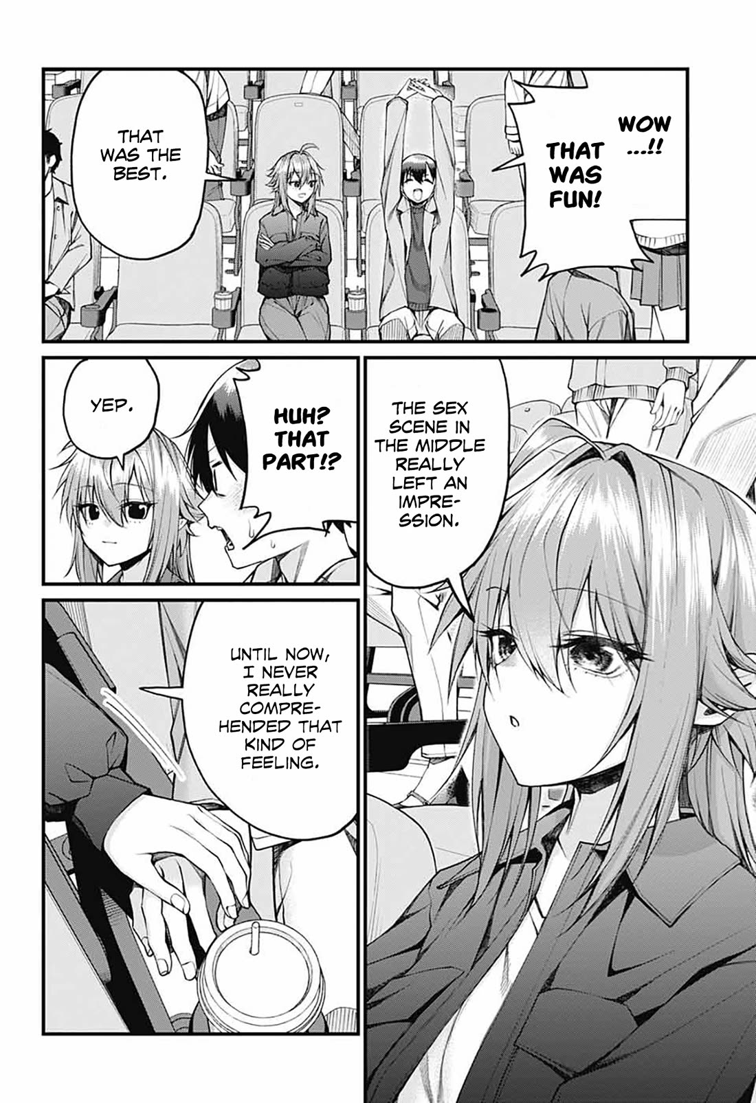 Akanabe-sensei Doesn't Know about Embarrassment Chapter 21 page 12 - Chapter 21: Sensei and Cinema