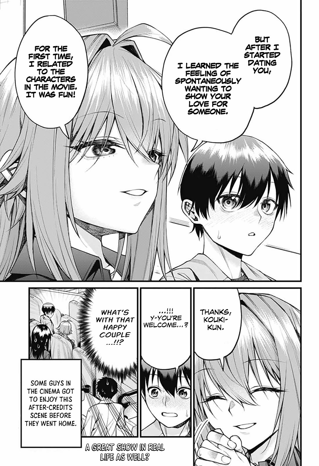 Akanabe-sensei Doesn't Know about Embarrassment Chapter 21 page 13 - Chapter 21: Sensei and Cinema