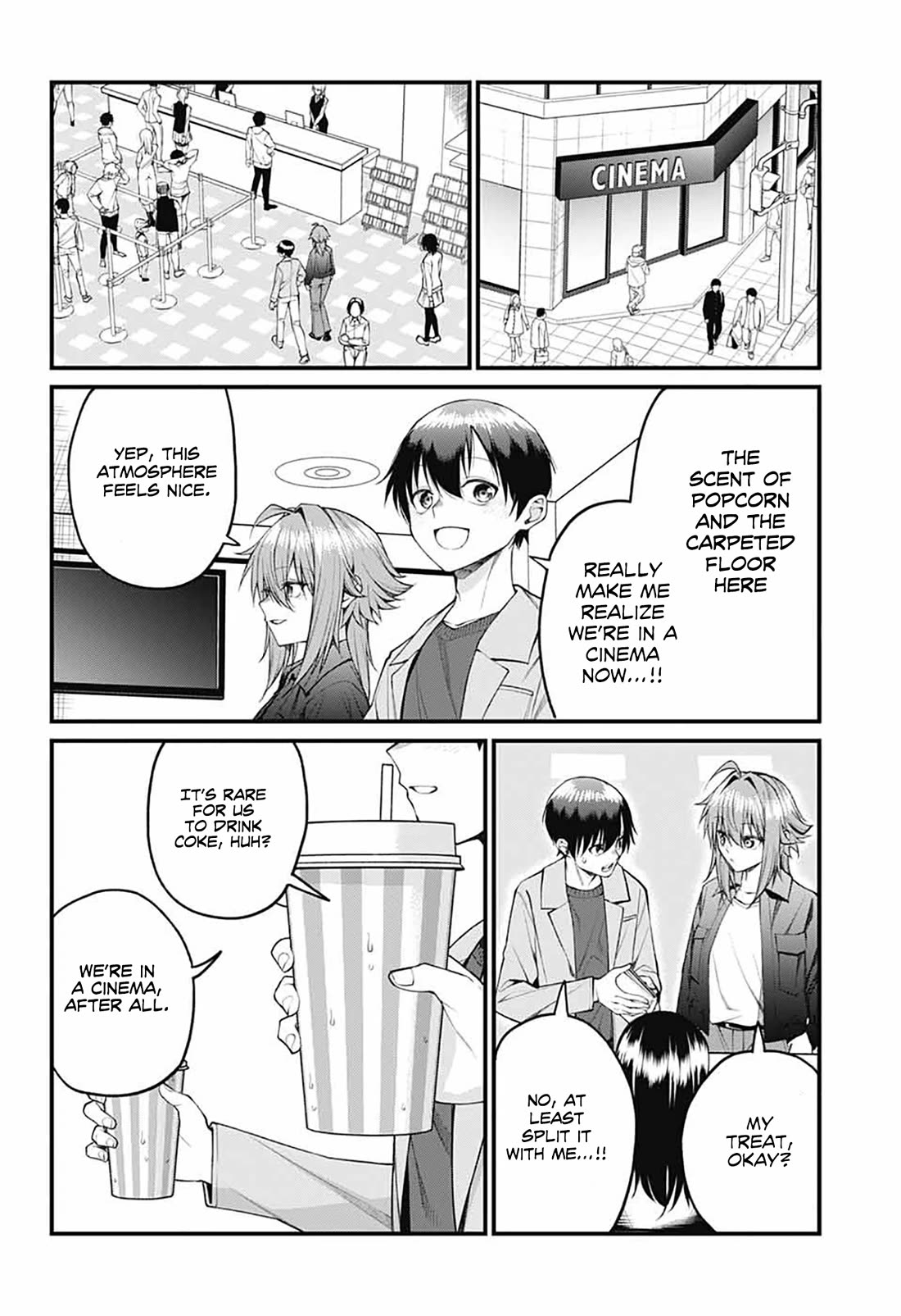 Akanabe-sensei Doesn't Know about Embarrassment Chapter 21 page 2 - Chapter 21: Sensei and Cinema