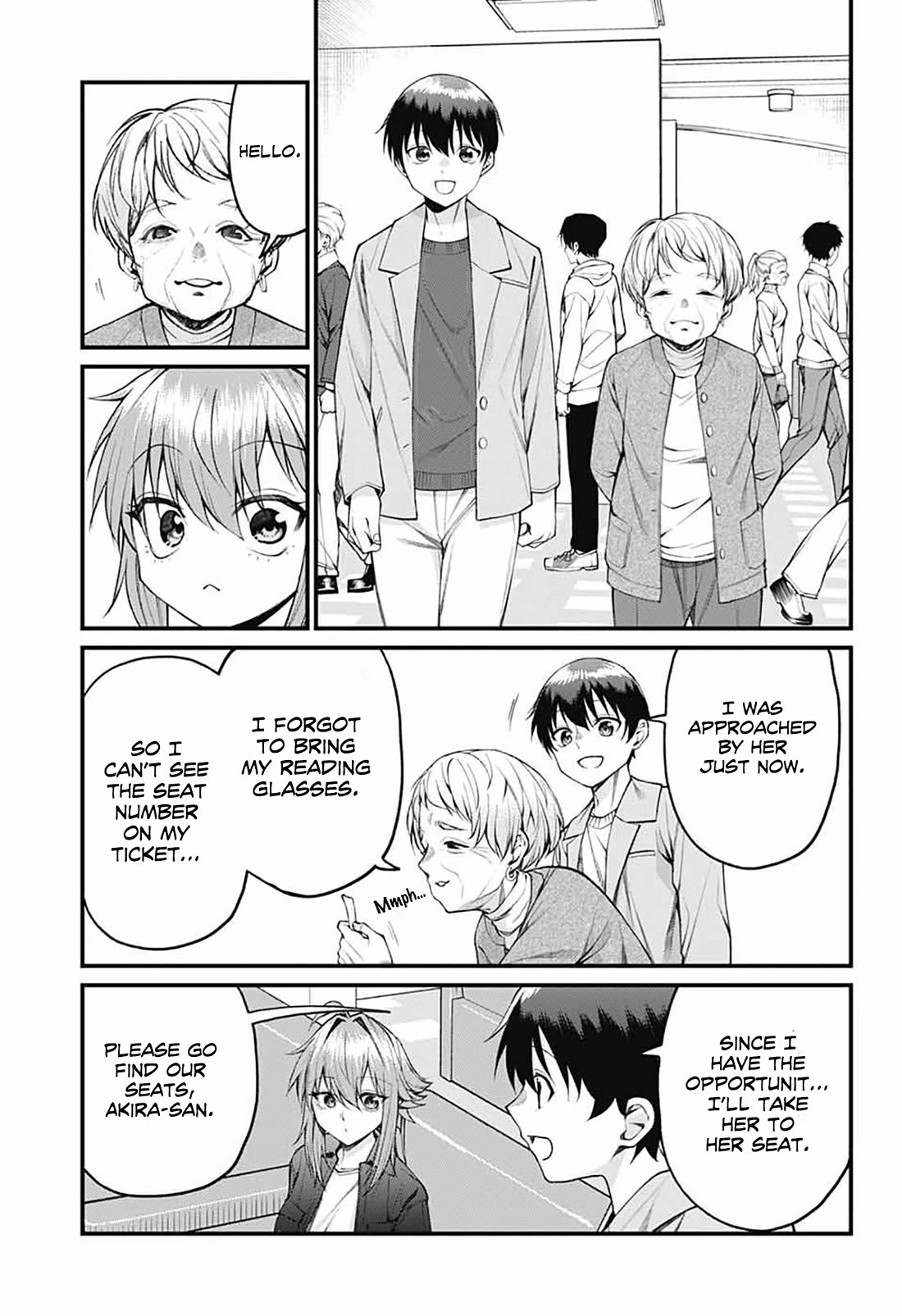 Akanabe-sensei Doesn't Know about Embarrassment Chapter 21 page 5 - Chapter 21: Sensei and Cinema