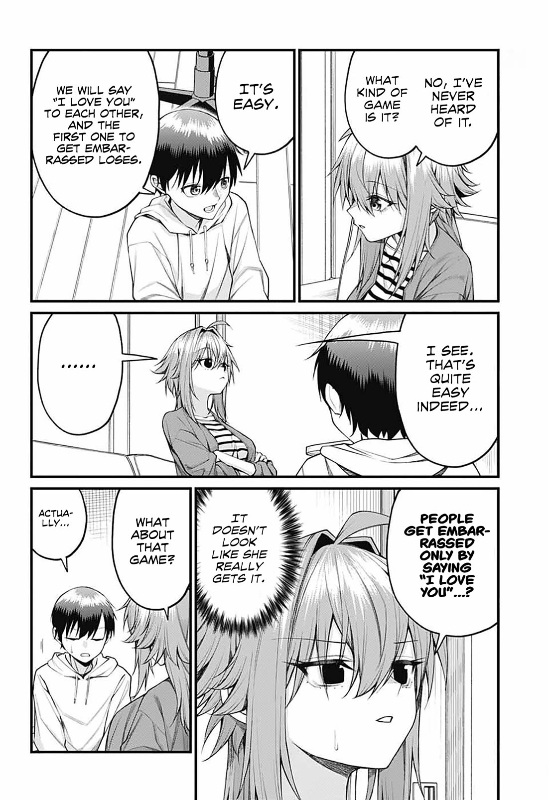 Akanabe-sensei Doesn't Know about Embarrassment Chapter 22 page 2 - Chapter 22: Sensei and the “I Love You” Game