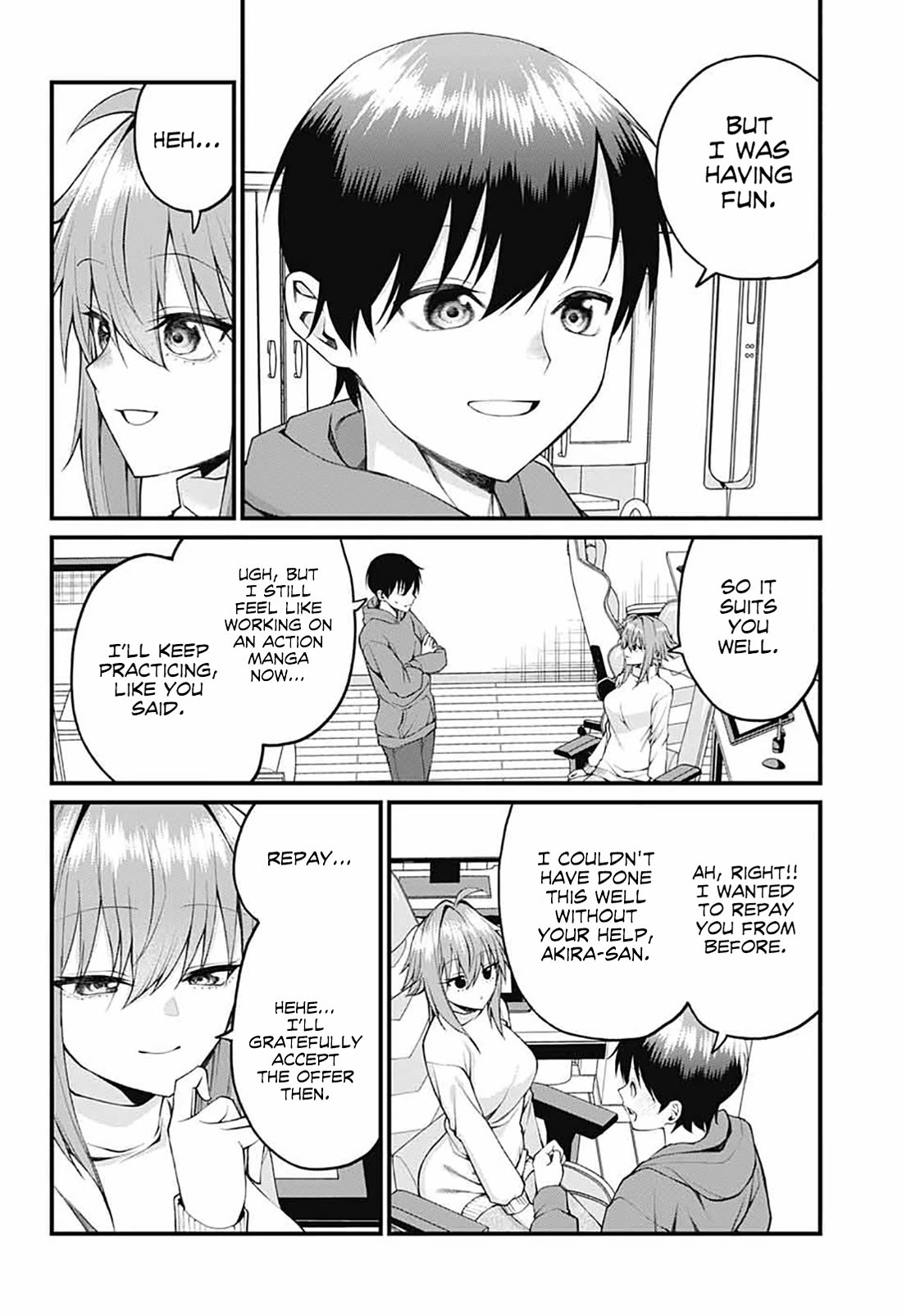 Akanabe-sensei Doesn't Know about Embarrassment Chapter 25 page 12 - Chapter 25: Sakieda Kouki's Struggle