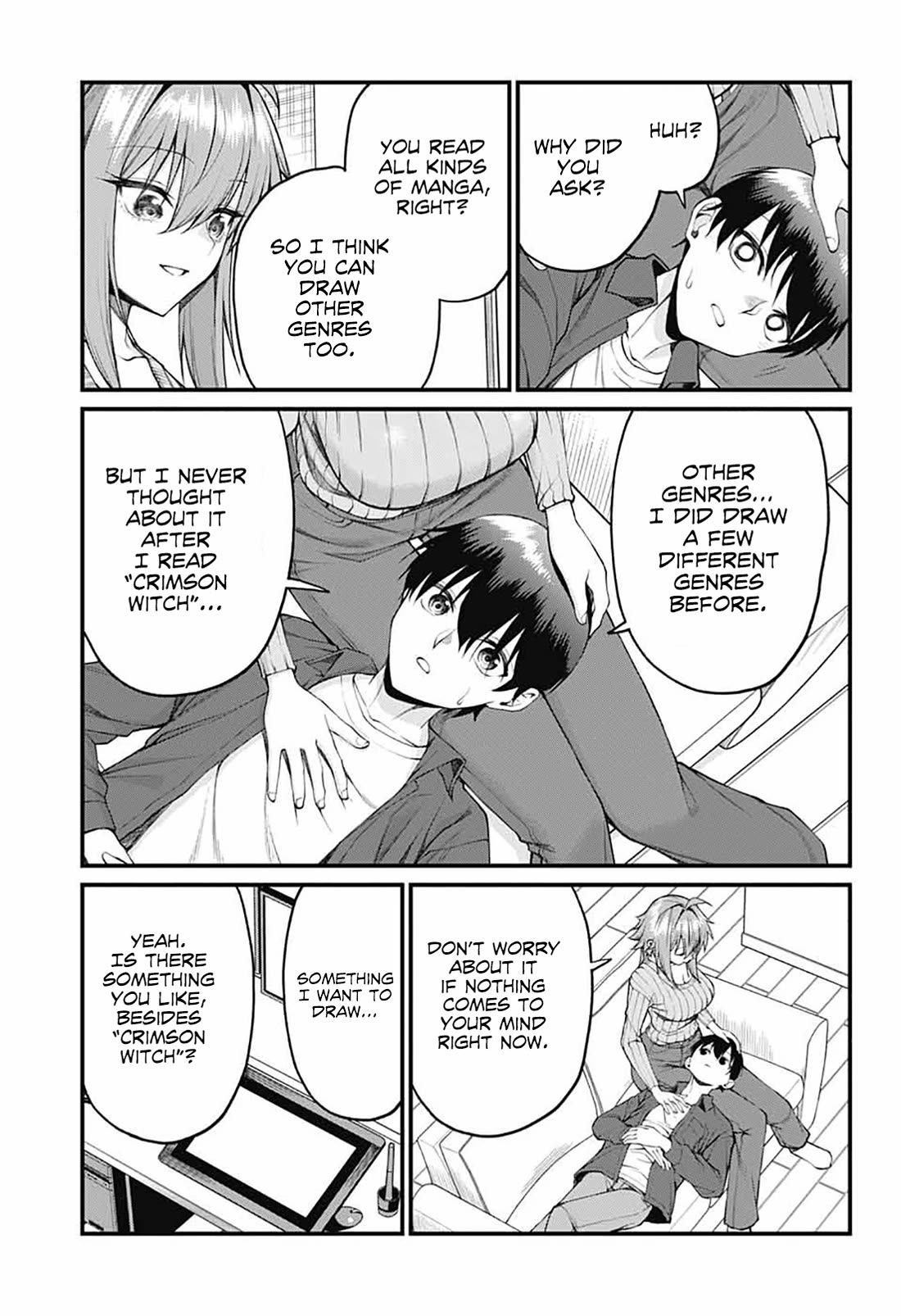 Akanabe-sensei Doesn't Know about Embarrassment Chapter 25 page 7 - Chapter 25: Sakieda Kouki's Struggle
