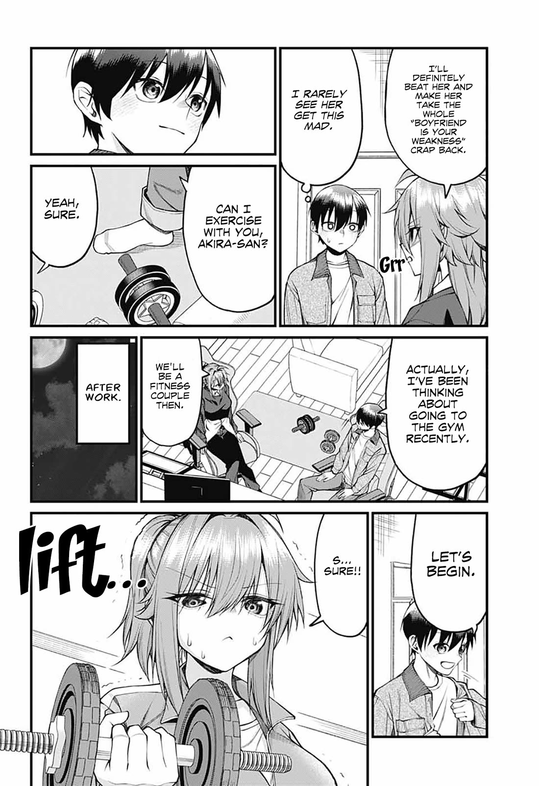 Akanabe-sensei Doesn't Know about Embarrassment Chapter 26 page 8 - Chapter 26: Sensei and building muscle