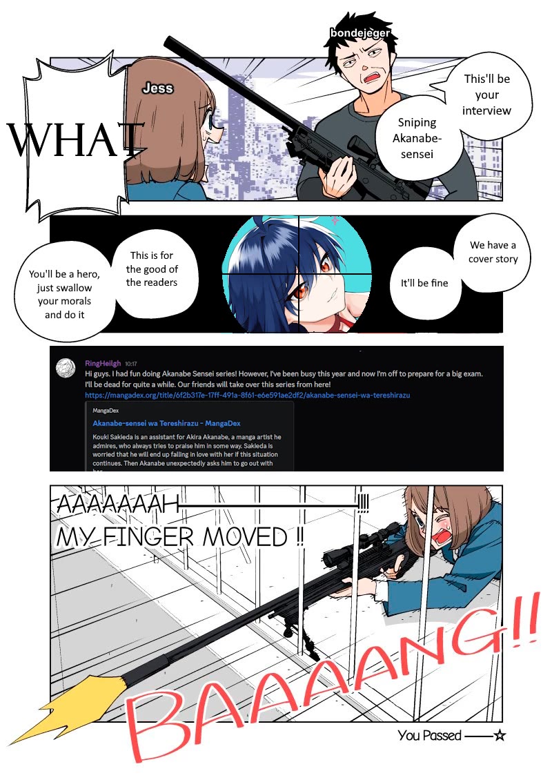 Akanabe-sensei Doesn't Know about Embarrassment Chapter 29 page 16 - Chapter 29