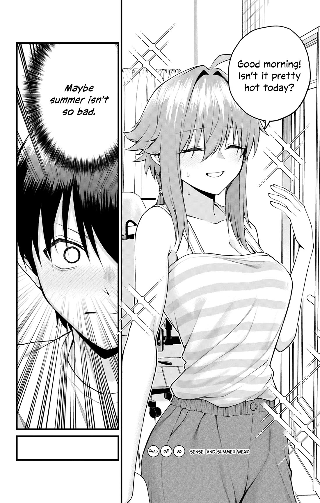Akanabe-sensei Doesn't Know about Embarrassment Chapter 30 page 2 - Chapter 30: Sensei and Summer Wear