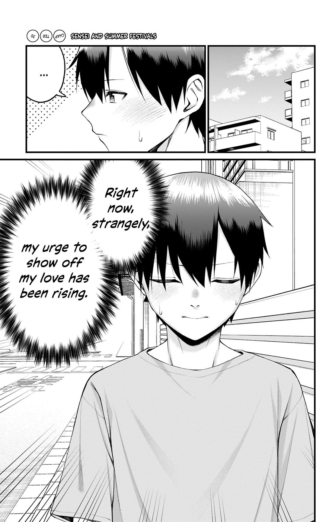 Akanabe-sensei Doesn't Know about Embarrassment Chapter 35 page 1 - Chapter 35: Sensei and Summer Festivals