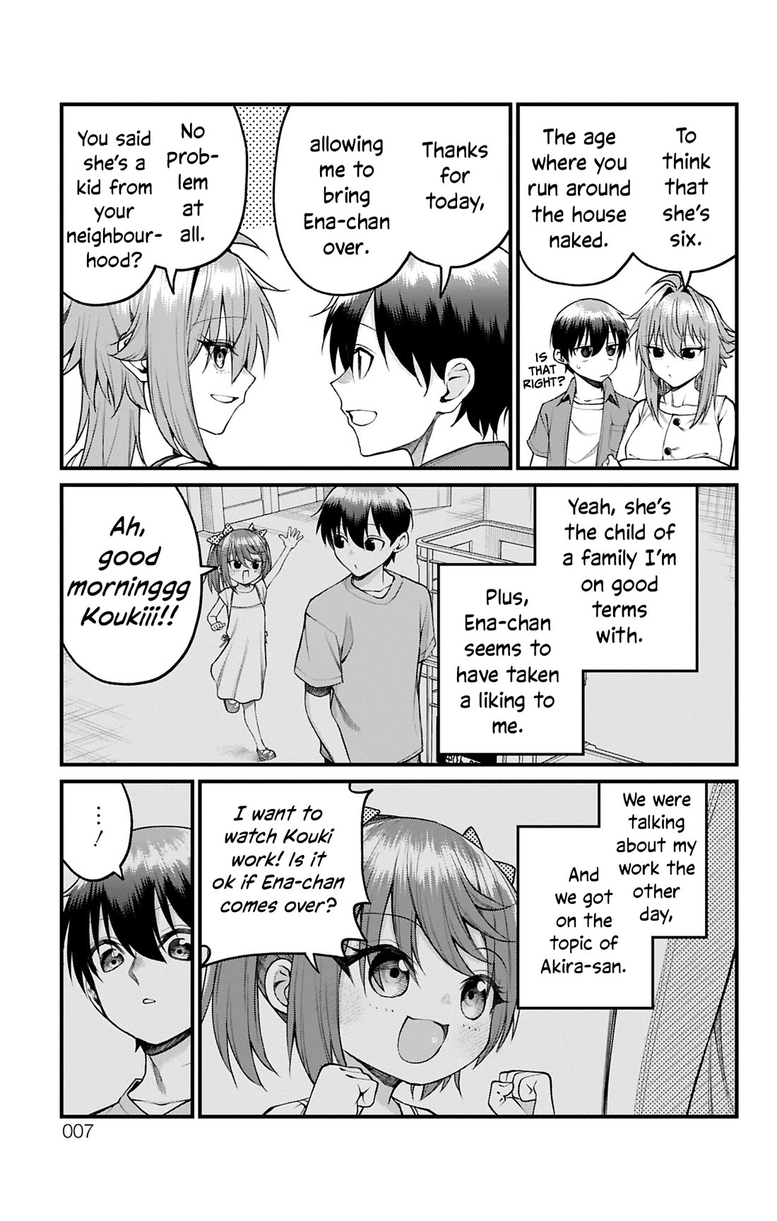 Akanabe-sensei Doesn't Know about Embarrassment Chapter 36 page 3 - Chapter 36: Sensei and Ena-chan