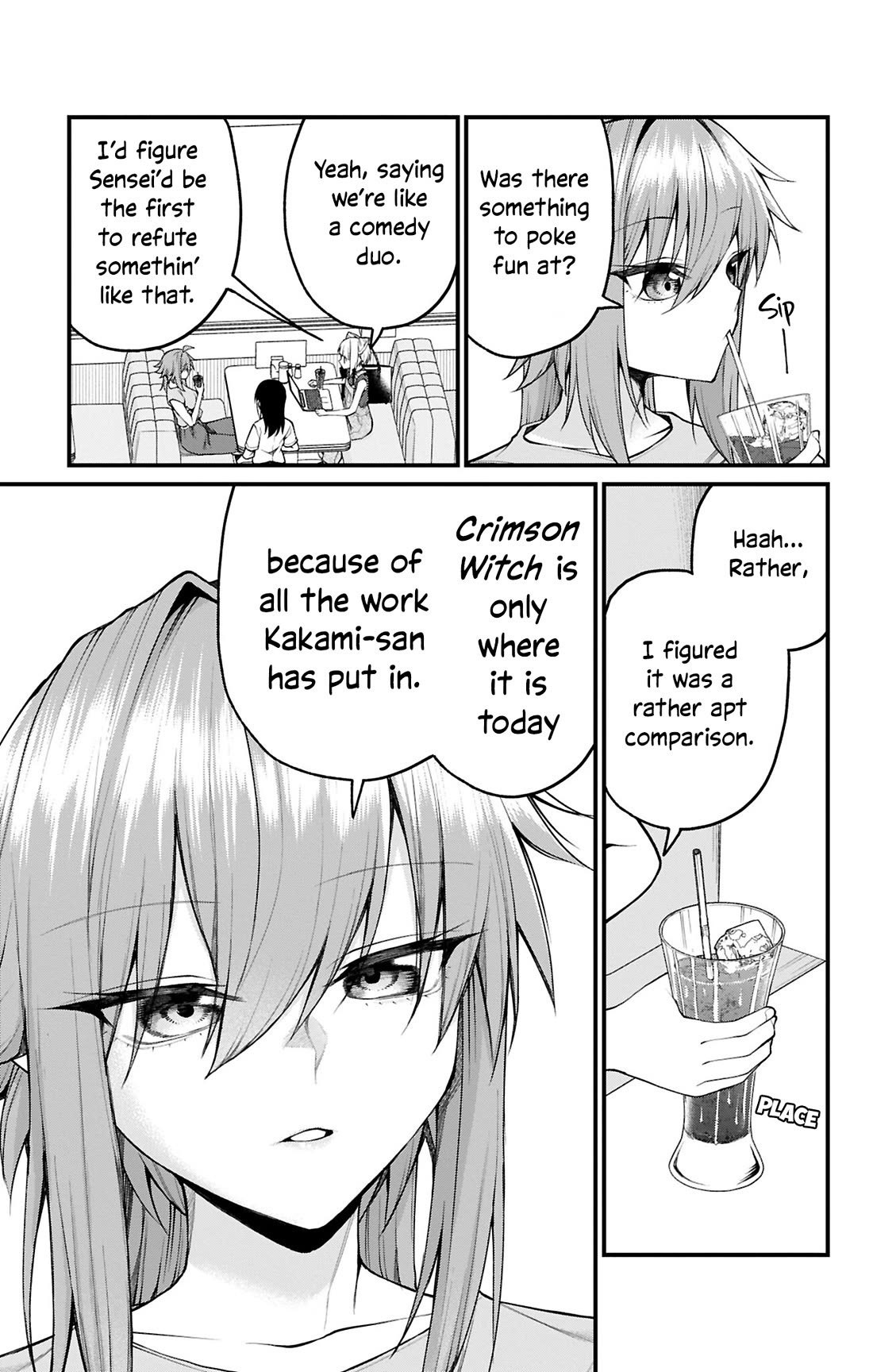 Akanabe-sensei Doesn't Know about Embarrassment Chapter 37 page 11 - Chapter 37: Sensei and Kakami's Interview
