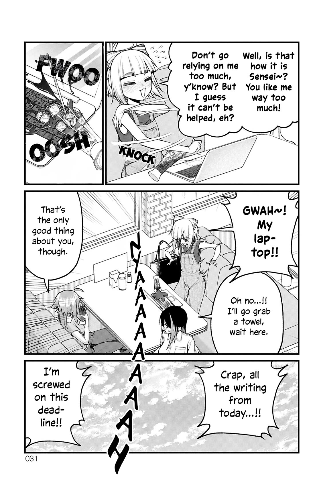Akanabe-sensei Doesn't Know about Embarrassment Chapter 37 page 13 - Chapter 37: Sensei and Kakami's Interview