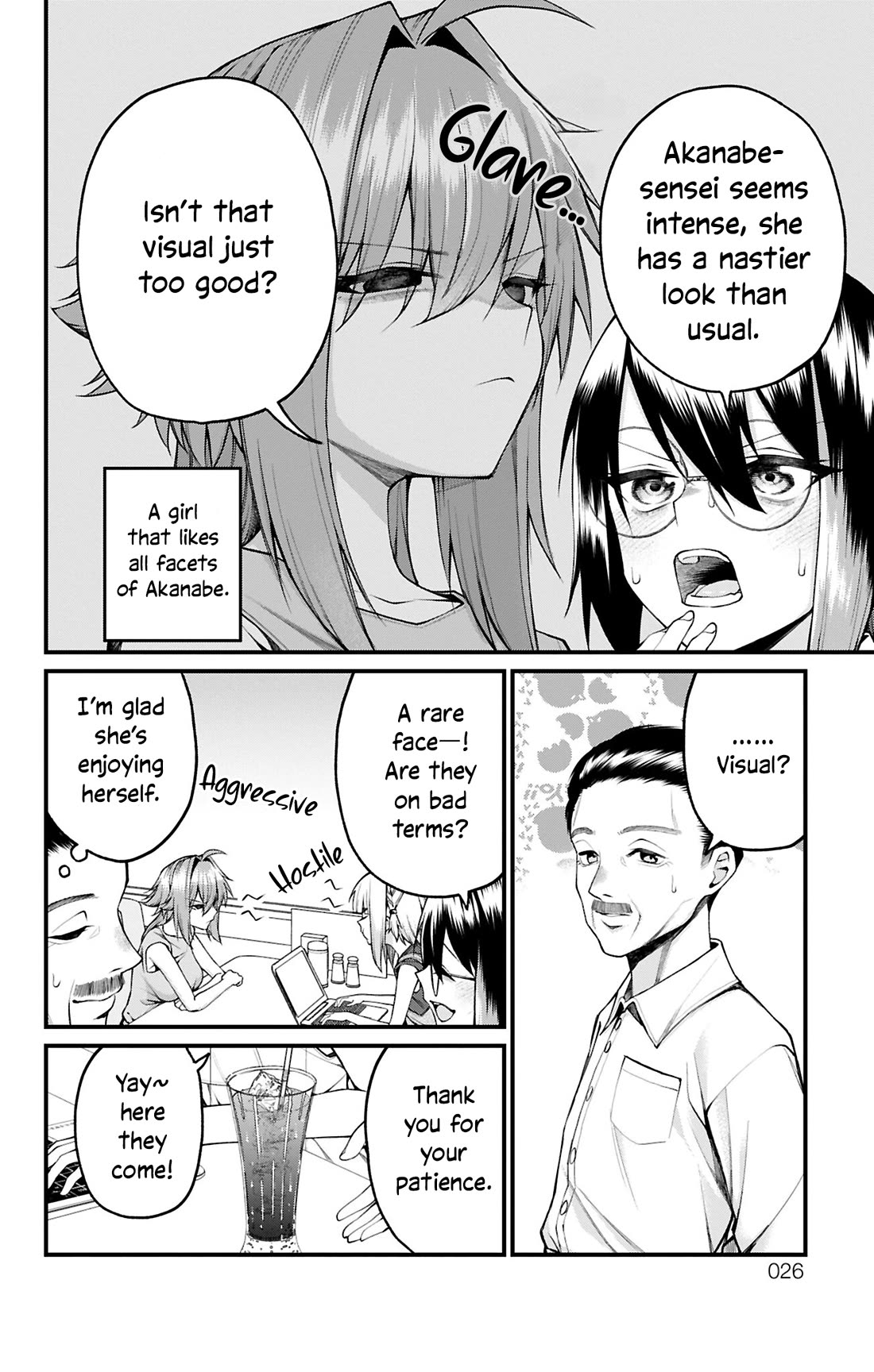 Akanabe-sensei Doesn't Know about Embarrassment Chapter 37 page 8 - Chapter 37: Sensei and Kakami's Interview