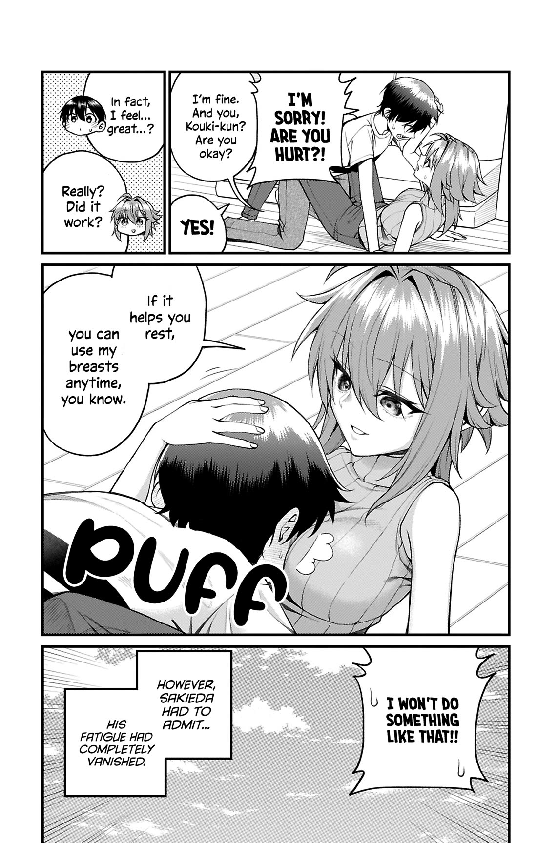Akanabe-sensei Doesn't Know about Embarrassment Chapter 38 page 15 - Chapter 38: The Sound Sleep of Kouki Sakieda