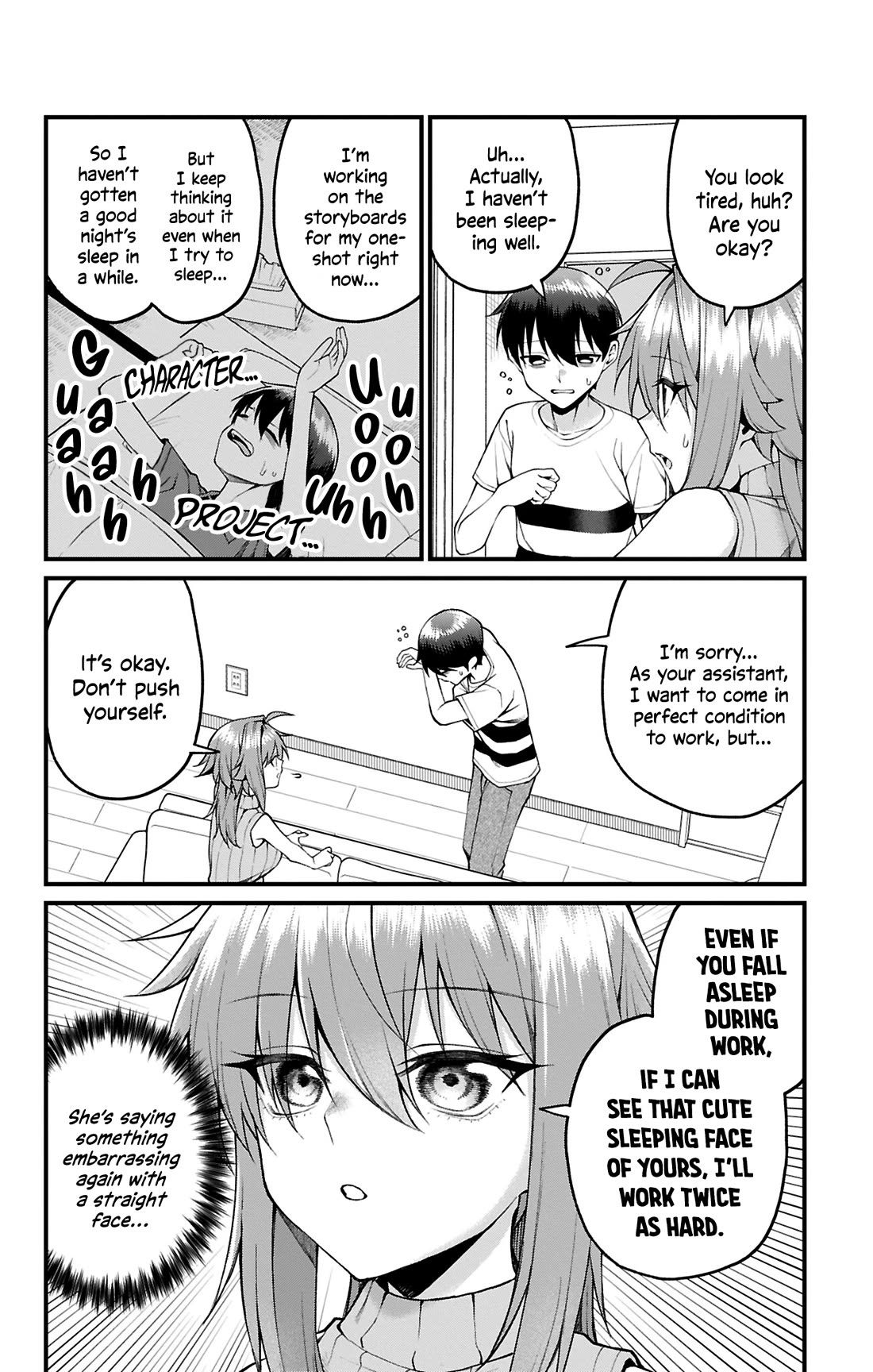 Akanabe-sensei Doesn't Know about Embarrassment Chapter 38 page 6 - Chapter 38: The Sound Sleep of Kouki Sakieda