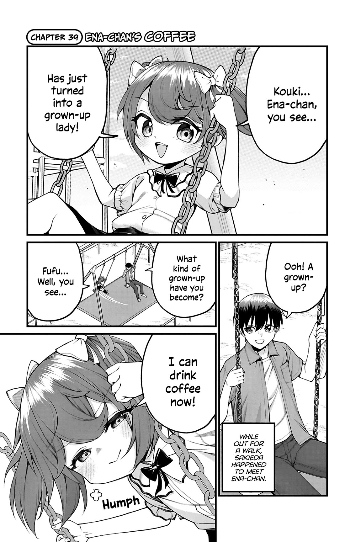 Akanabe-sensei Doesn't Know about Embarrassment Chapter 39 page 2 - Chapter 39: Ena-chan's Coffee