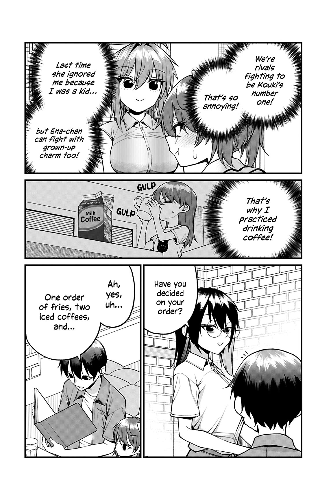 Akanabe-sensei Doesn't Know about Embarrassment Chapter 39 page 6 - Chapter 39: Ena-chan's Coffee