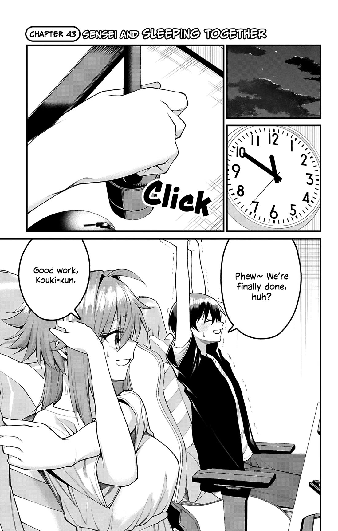 Akanabe-sensei Doesn't Know about Embarrassment Chapter 43 page 2 - Chapter 43: Sensei and Sleeping Together