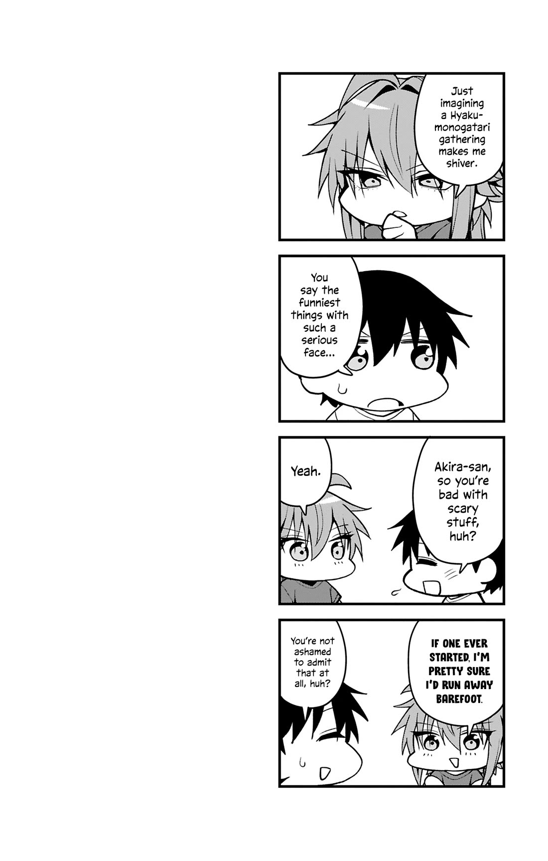 Akanabe-sensei Doesn't Know about Embarrassment Chapter 46 page 15 - Chapter 46: Ena-chan and Hyakumonogatari