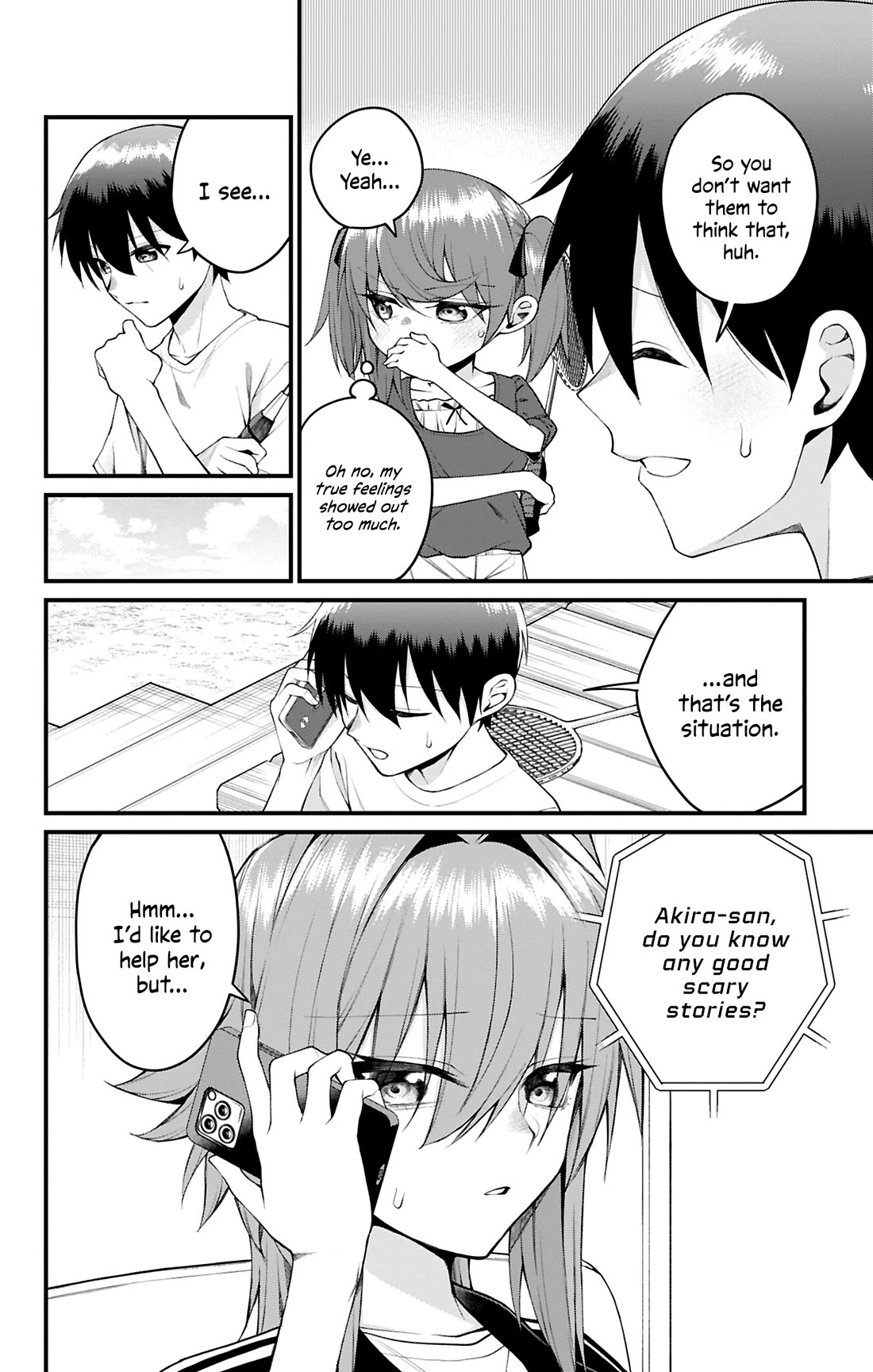 Akanabe-sensei Doesn't Know about Embarrassment Chapter 46 page 5 - Chapter 46: Ena-chan and Hyakumonogatari