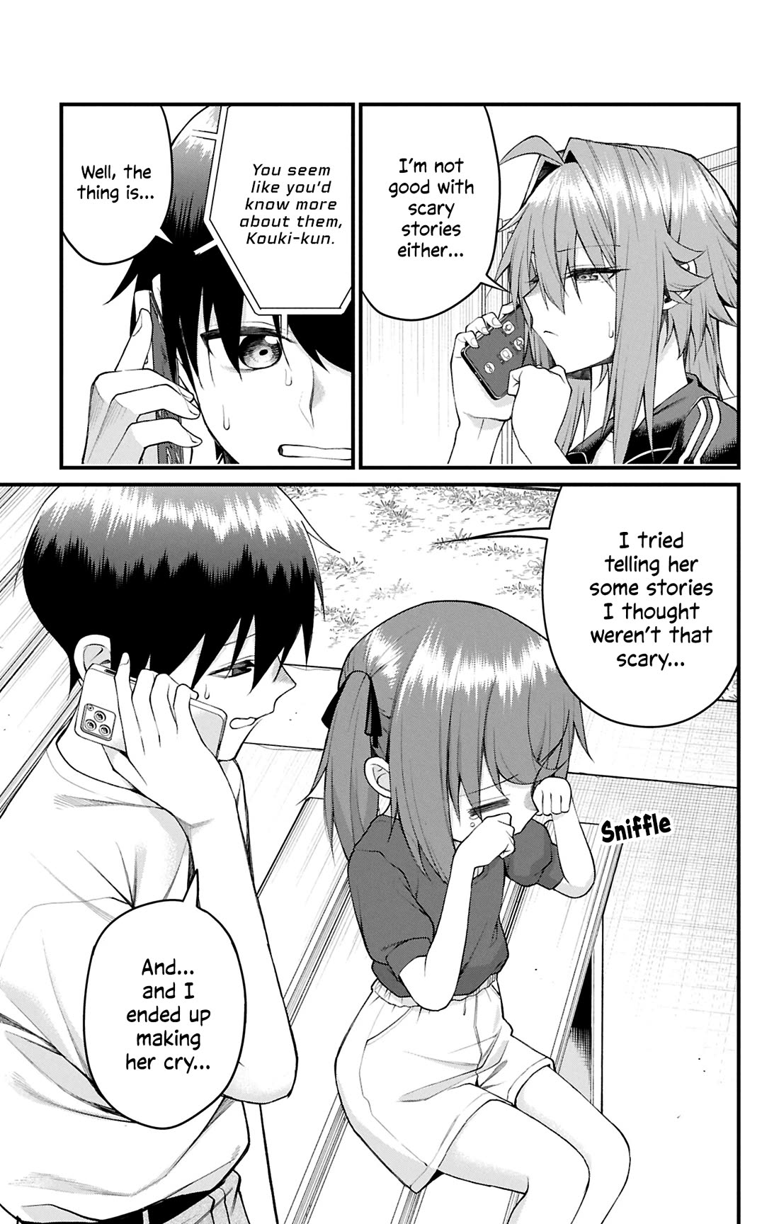 Akanabe-sensei Doesn't Know about Embarrassment Chapter 46 page 6 - Chapter 46: Ena-chan and Hyakumonogatari