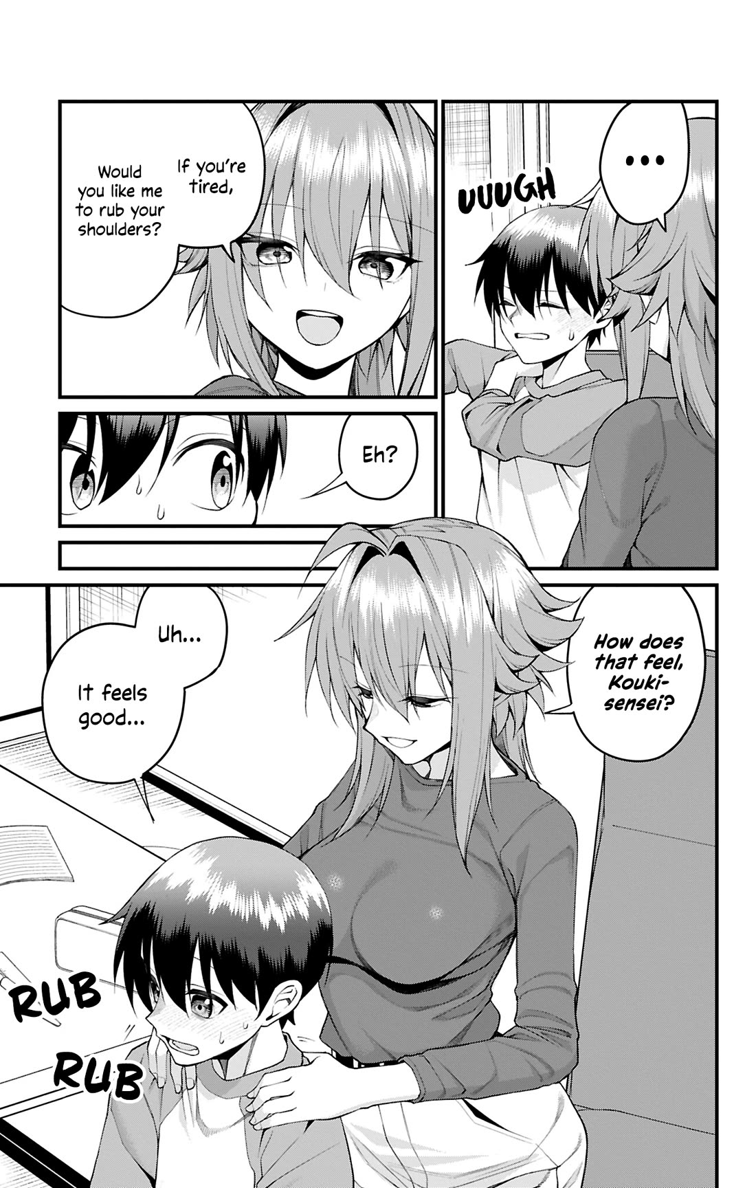 Akanabe-sensei Doesn't Know about Embarrassment Chapter 48 page 10 - Chapter 48: Sensei and Role Reversal