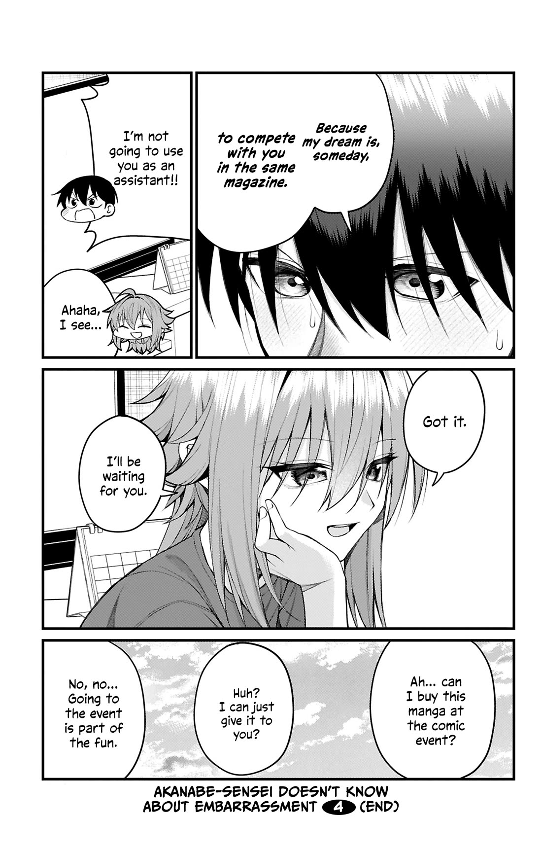 Akanabe-sensei Doesn't Know about Embarrassment Chapter 48 page 14 - Chapter 48: Sensei and Role Reversal
