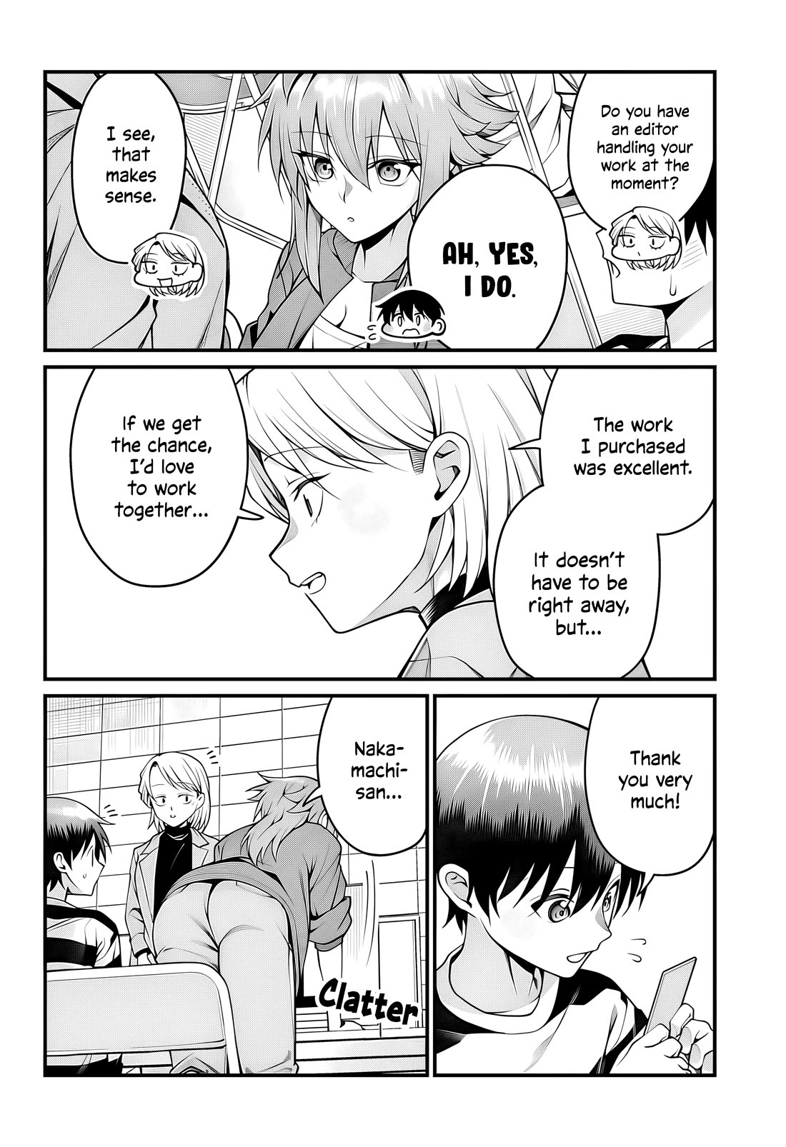 Akanabe-sensei Doesn't Know about Embarrassment Chapter 49 page 13 - Chapter 49: Kouki Sakieda's Convention
