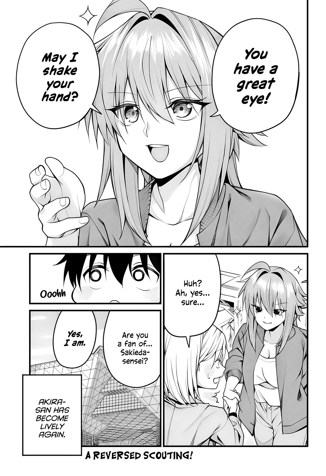 Akanabe-sensei Doesn't Know about Embarrassment Chapter 49 page 14 - Chapter 49: Kouki Sakieda's Convention