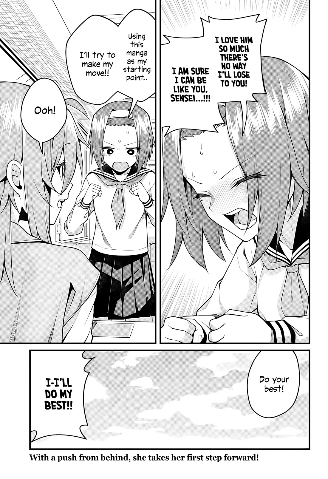 Akanabe-sensei Doesn't Know about Embarrassment Chapter 50 page 14 - Chapter 50: Sensei and the High School Girl