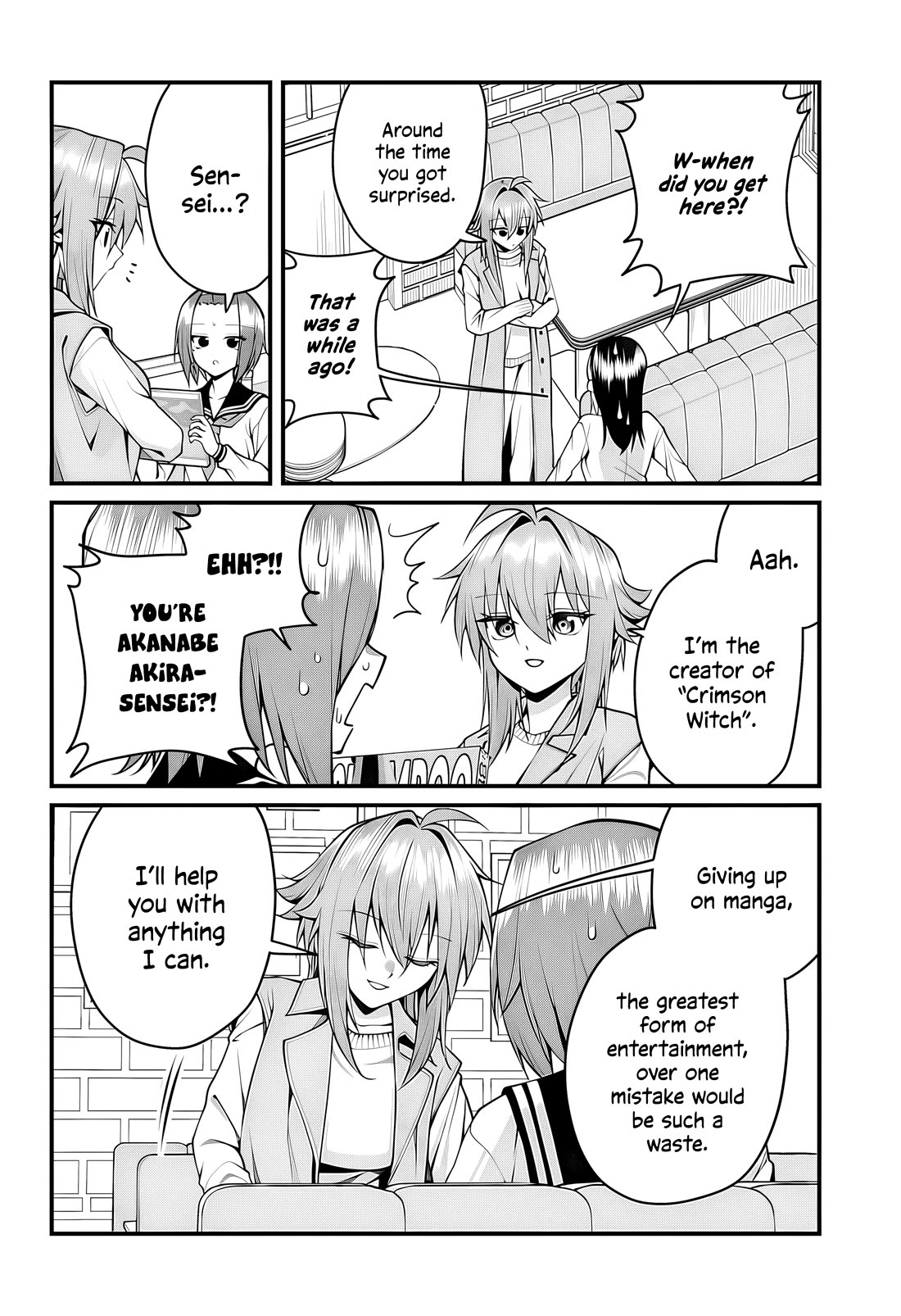Akanabe-sensei Doesn't Know about Embarrassment Chapter 50 page 7 - Chapter 50: Sensei and the High School Girl