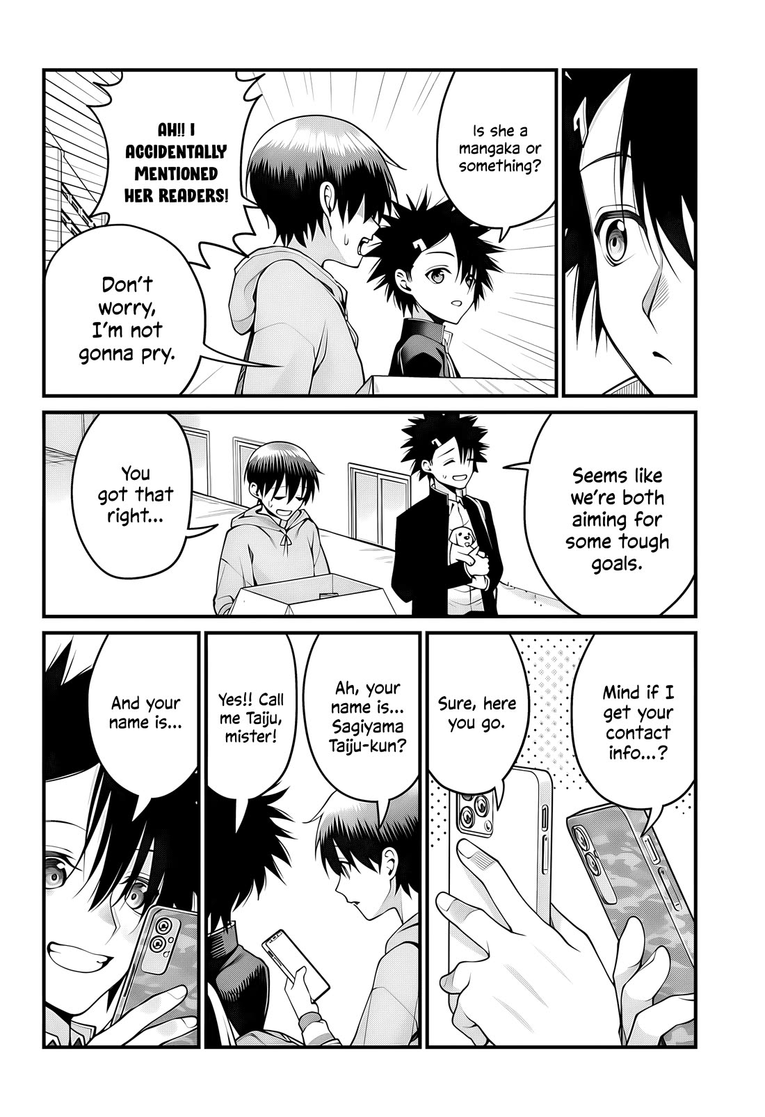 Akanabe-sensei Doesn't Know about Embarrassment Chapter 52 page 12 - Chapter 52: Sakieda Kouki and Sagiyama Taiju