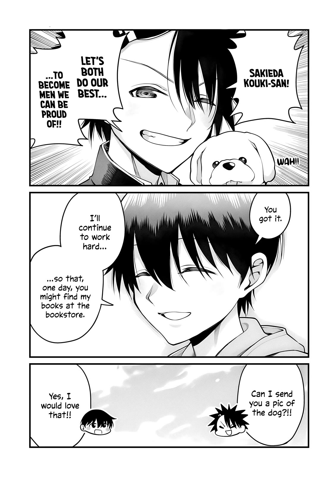 Akanabe-sensei Doesn't Know about Embarrassment Chapter 52 page 13 - Chapter 52: Sakieda Kouki and Sagiyama Taiju