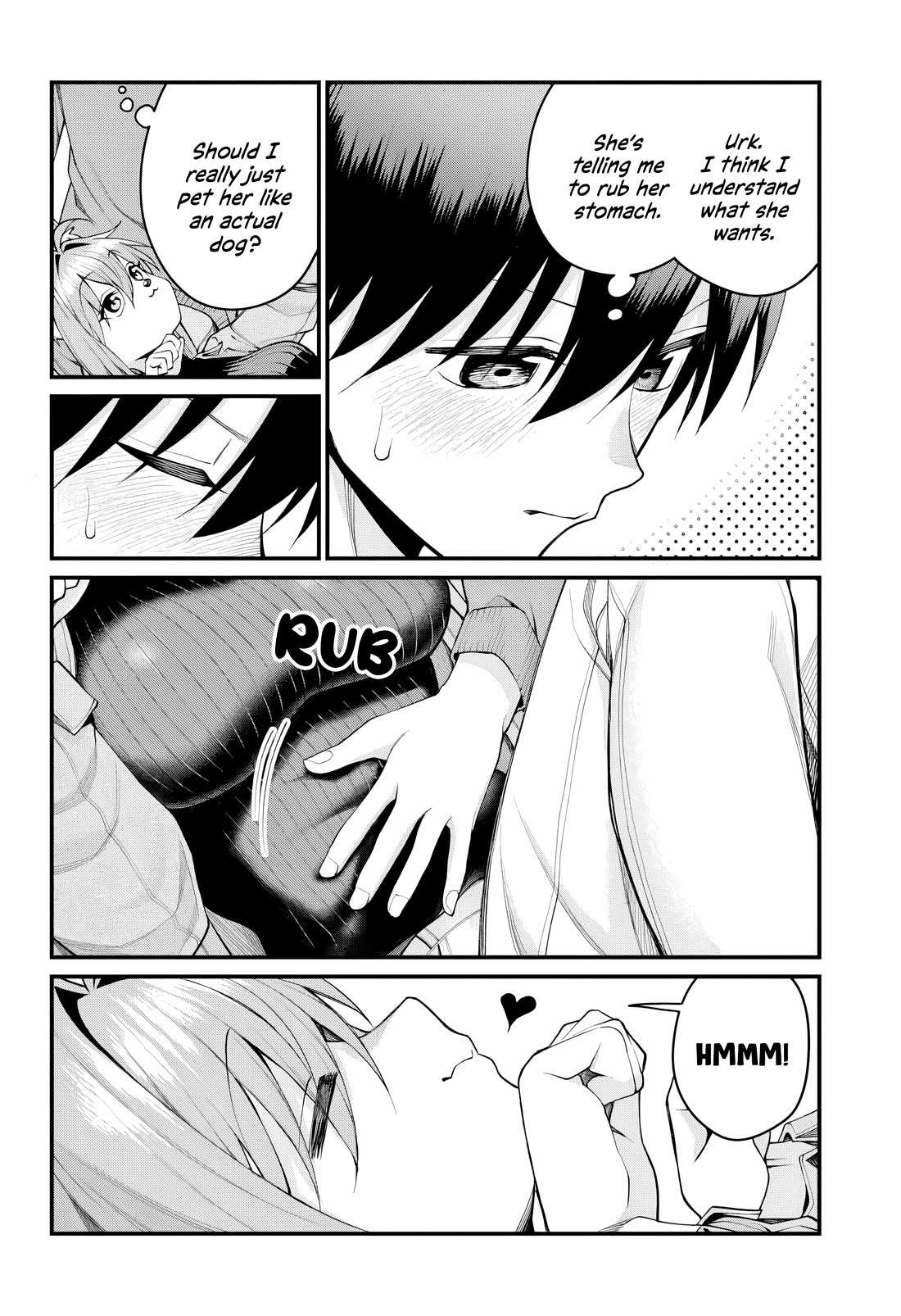 Akanabe-sensei Doesn't Know about Embarrassment Chapter 53 page 11 - Chapter 53: Sakieda Kouki and A Dog