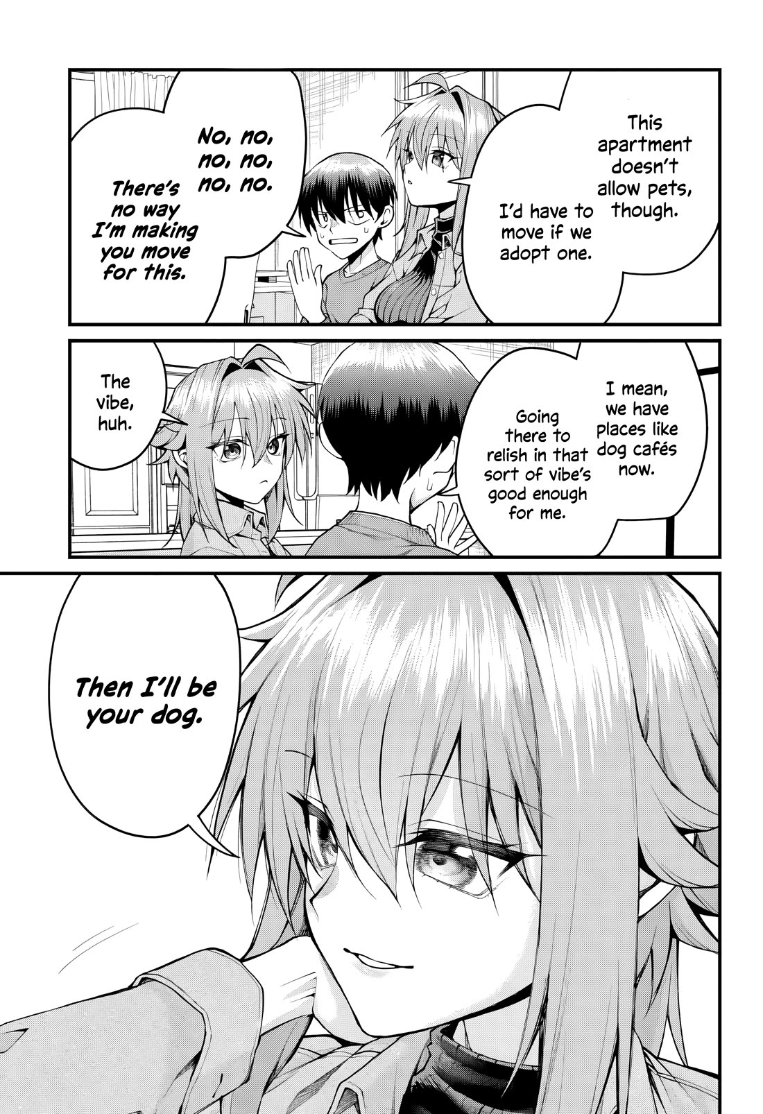 Akanabe-sensei Doesn't Know about Embarrassment Chapter 53 page 4 - Chapter 53: Sakieda Kouki and A Dog