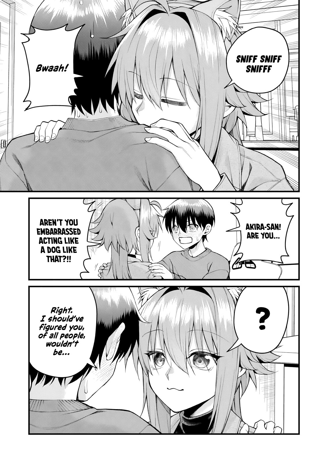 Akanabe-sensei Doesn't Know about Embarrassment Chapter 53 page 8 - Chapter 53: Sakieda Kouki and A Dog