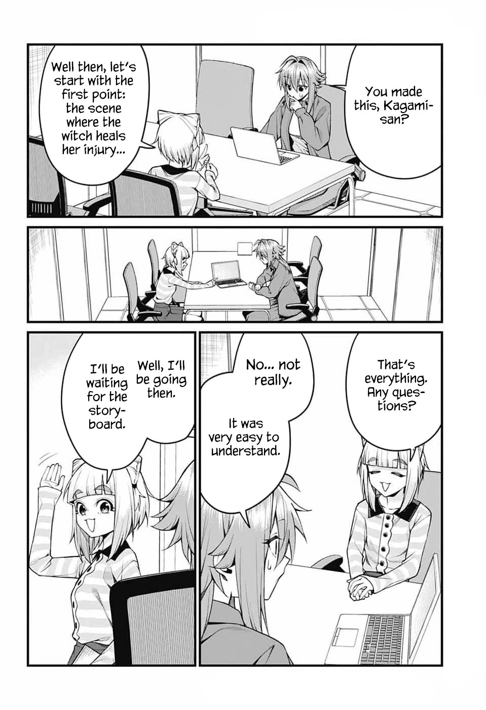 Akanabe-sensei Doesn't Know about Embarrassment Chapter 55 page 9 - Chapter 55: Kagami's Drastic Change