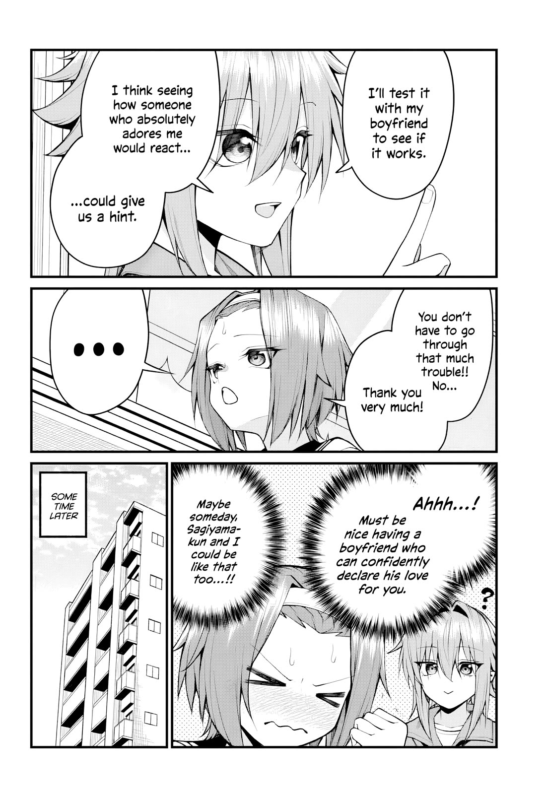 Akanabe-sensei Doesn't Know about Embarrassment Chapter 56 page 5 - Chapter 56: Sensei and a Likeability Test
