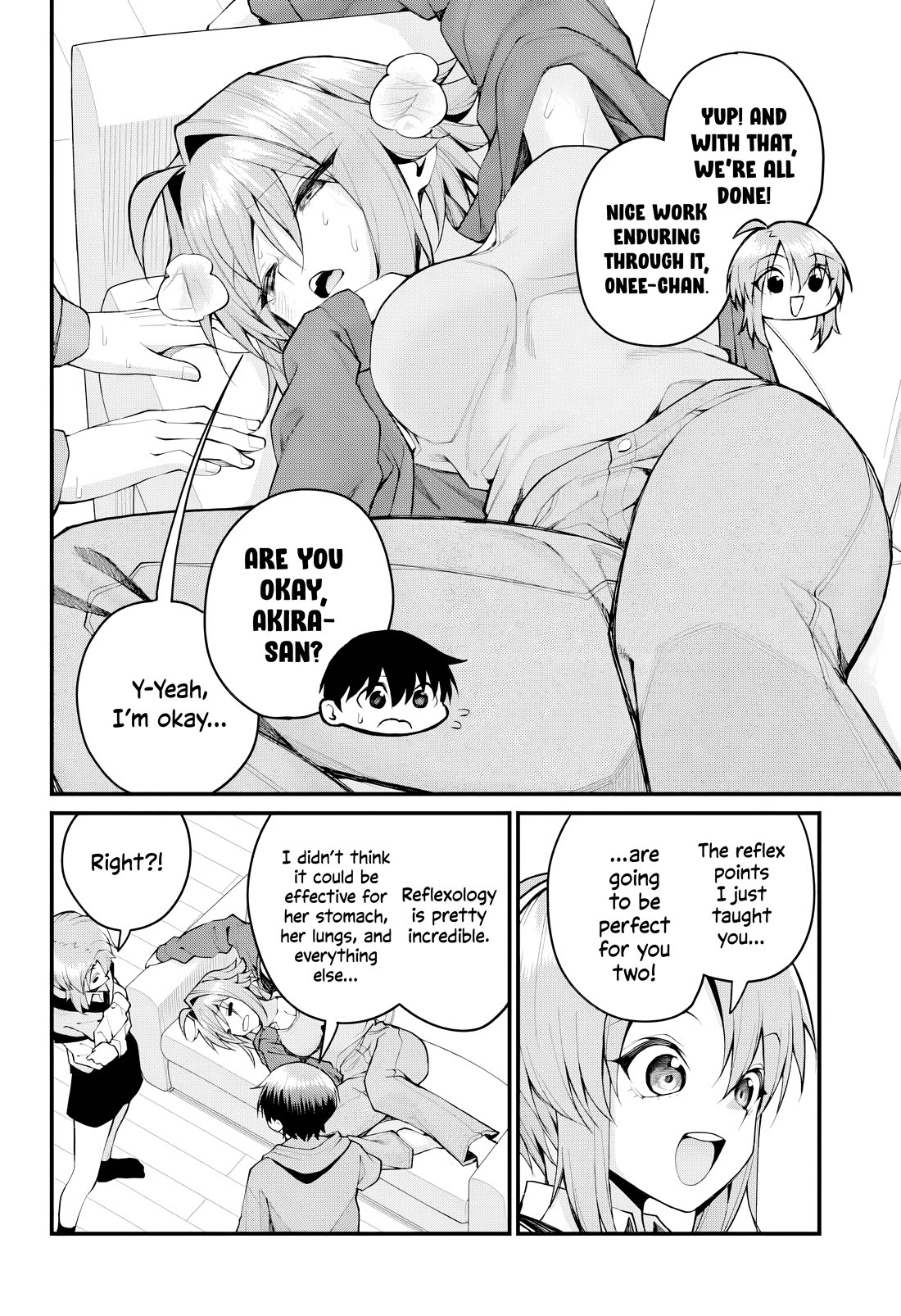 Akanabe-sensei Doesn't Know about Embarrassment Chapter 57 page 13 - Chapter 57: Sensei's Reflex Points