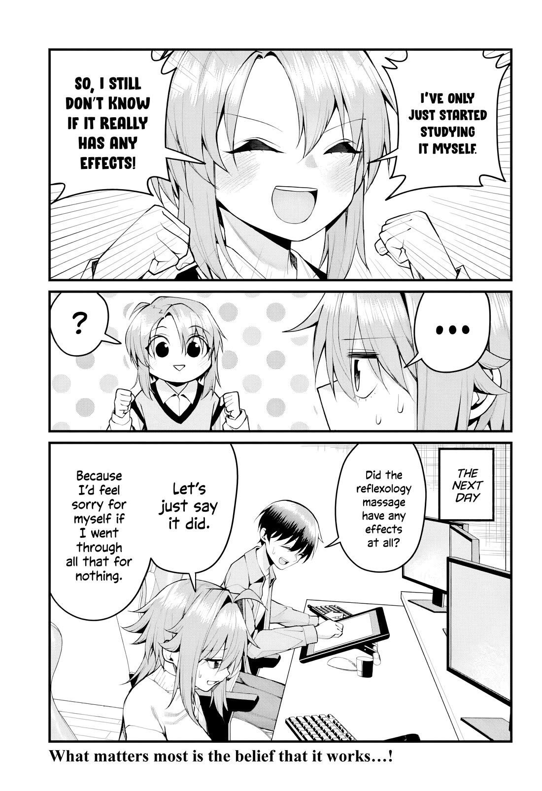 Akanabe-sensei Doesn't Know about Embarrassment Chapter 57 page 14 - Chapter 57: Sensei's Reflex Points