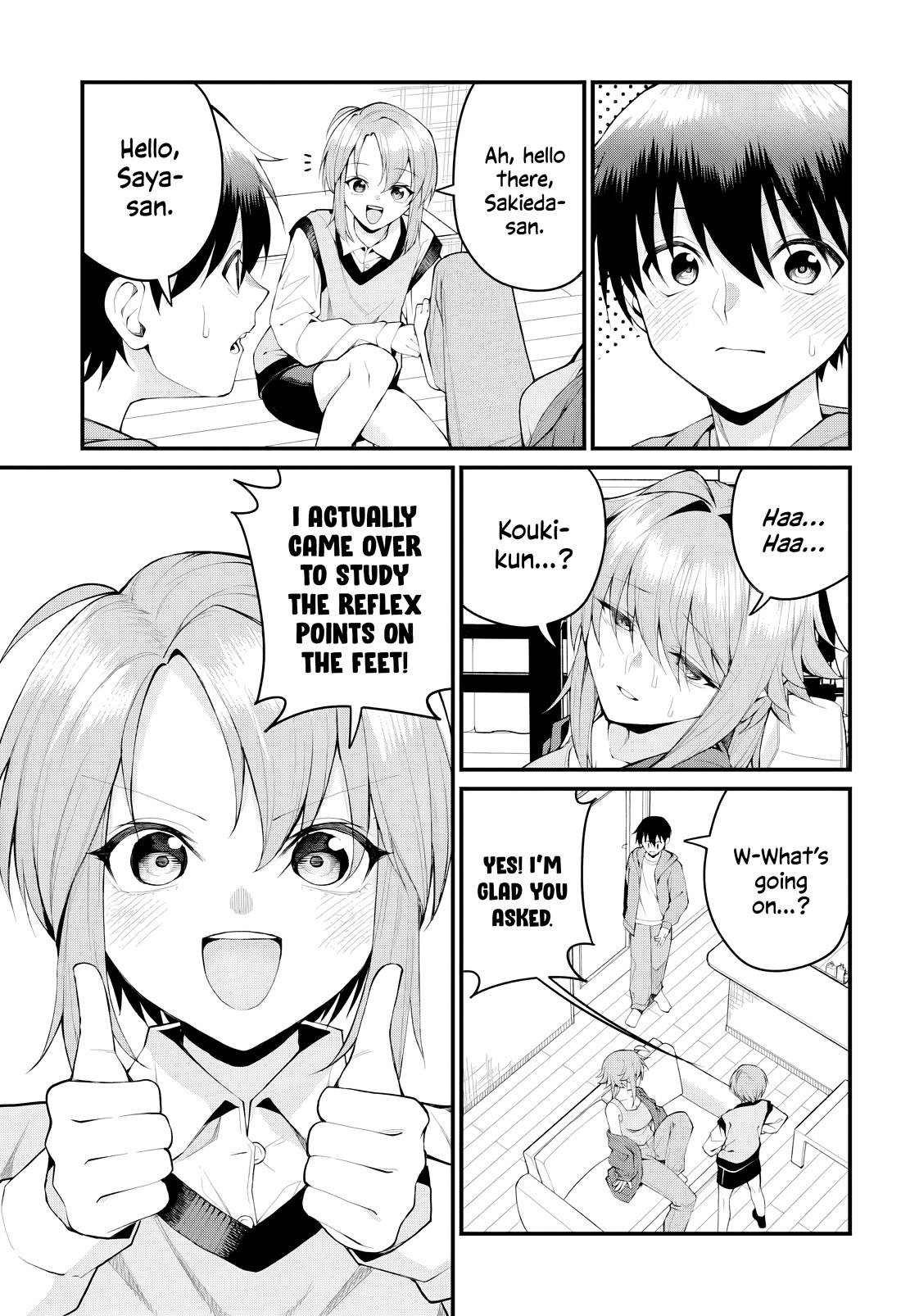Akanabe-sensei Doesn't Know about Embarrassment Chapter 57 page 4 - Chapter 57: Sensei's Reflex Points