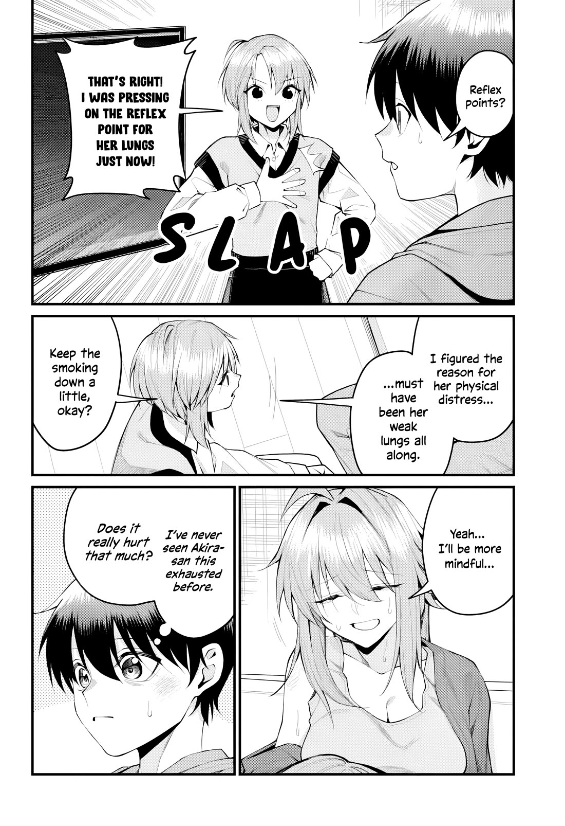 Akanabe-sensei Doesn't Know about Embarrassment Chapter 57 page 5 - Chapter 57: Sensei's Reflex Points