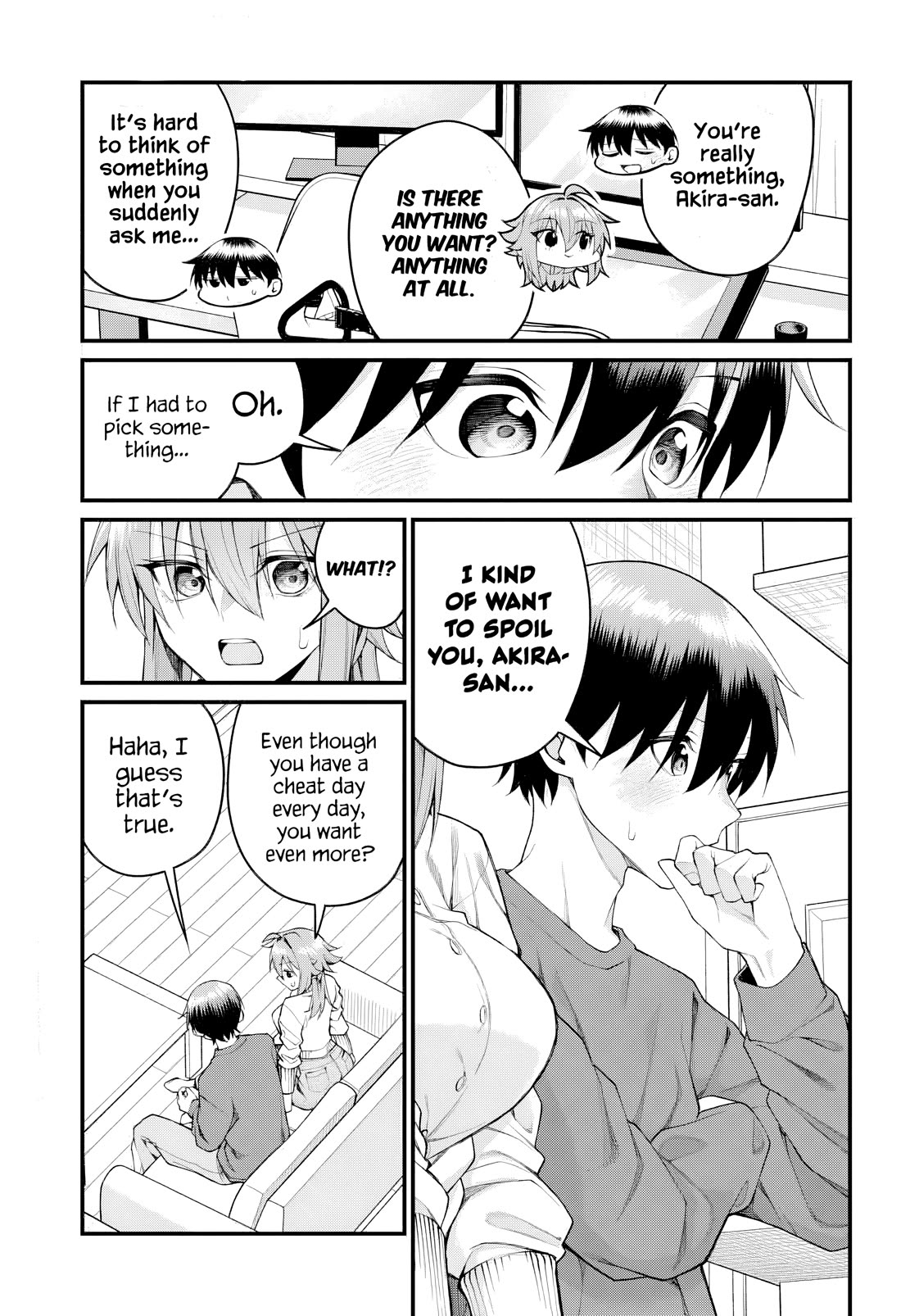 Akanabe-sensei Doesn't Know about Embarrassment Chapter 62 page 3 - Chapter 62: Sensei and The Cheat Day