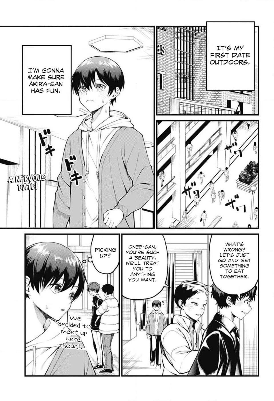 Akanabe-sensei Doesn't Know about Embarrassment Chapter 7 page 1 - Chapter 7: The Date with Sensei
